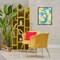 Stupell Industries Blue & Yellow Crane Framed Floater Canvas Wall Art Design by Ethan Harper